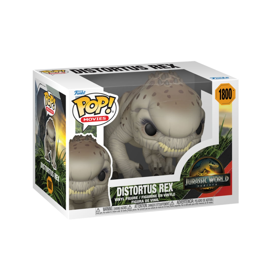 Boneco Funko Pop! Jurassic World Recomeço - Distortus Rex - Imagem 3