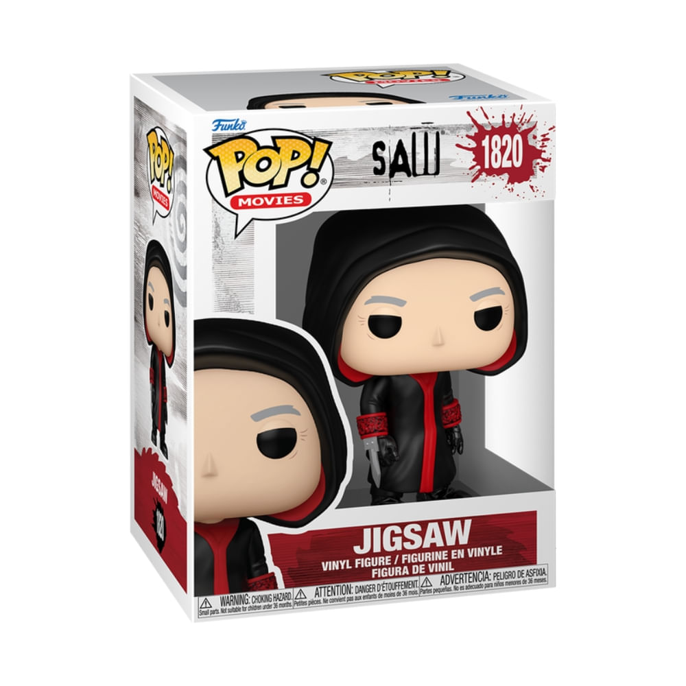 Boneco Funko Pop! Jogos Mortais - Jigsaw Killer com Chase - Imagem 3