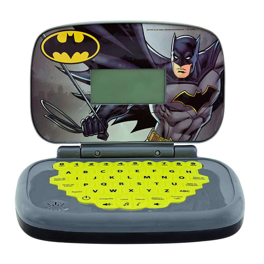 Laptop Infantil Educativo Candide Batman Bilíngue + Moto à Fricção Batman Power Bike - Imagem 7