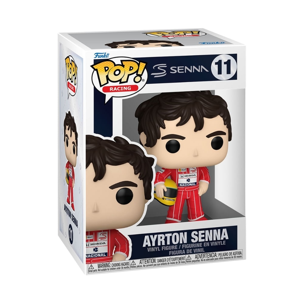 Kit Boneco Funko Pop Ayrton Senna McLaren Rides/Racing Lotus - Imagem 4