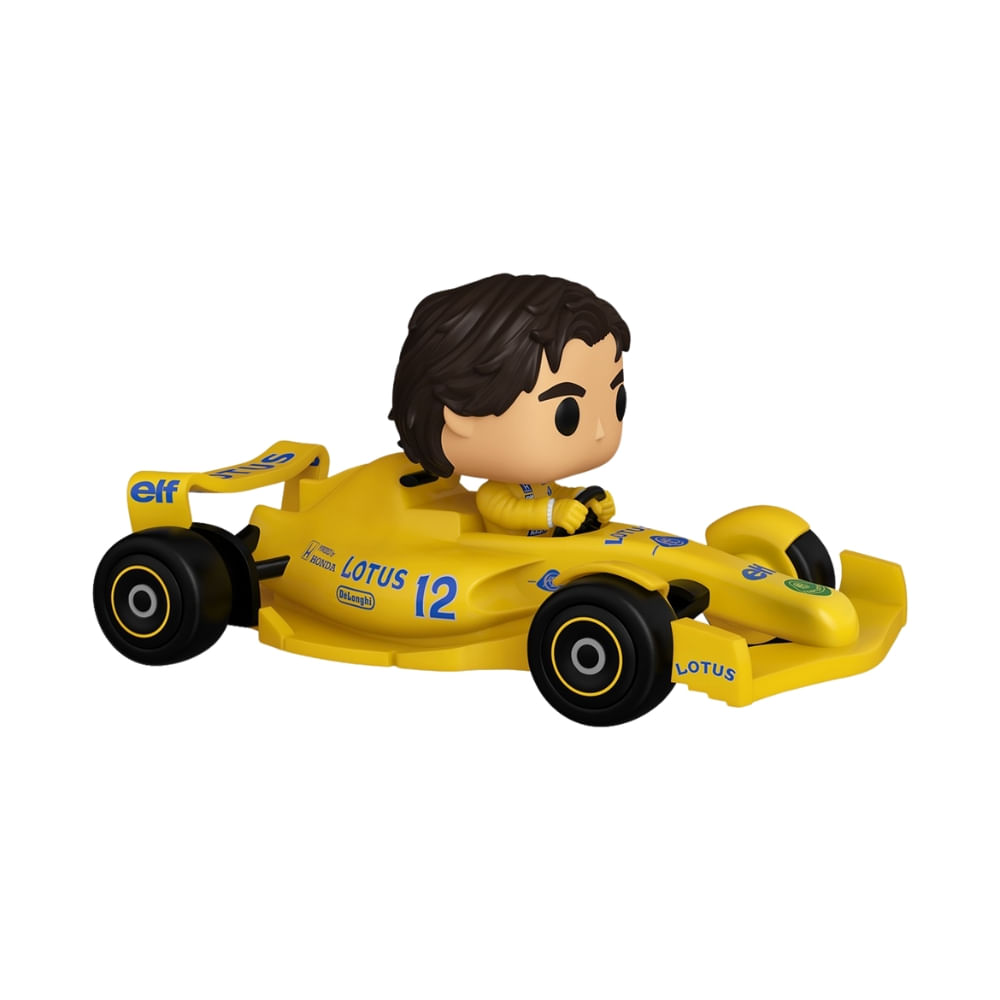 Kit Boneco Funko Pop Ayrton Senna McLaren Rides/Racing Lotus - Imagem 9