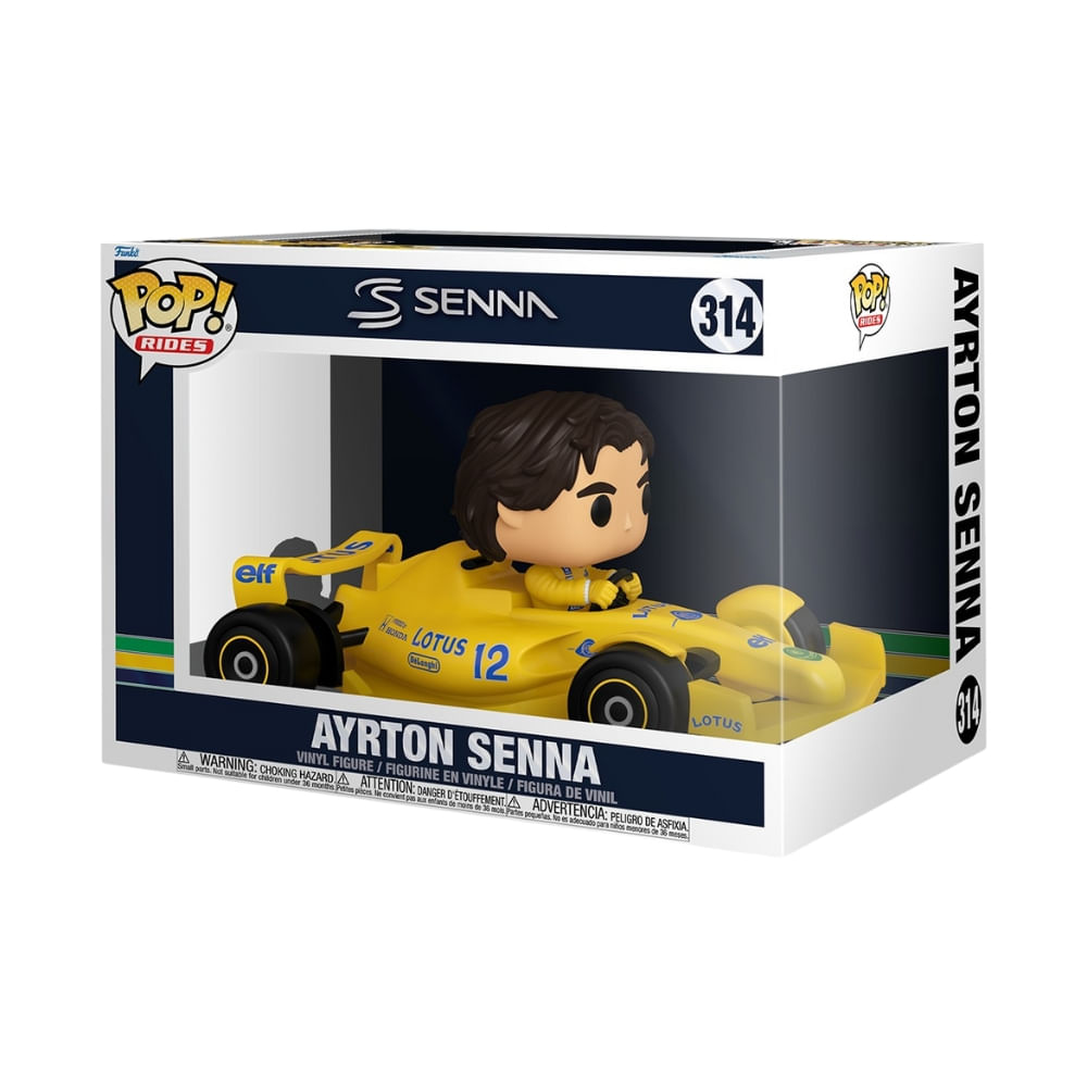 Kit Boneco Funko Pop Ayrton Senna McLaren Rides/Racing Lotus - Imagem 10