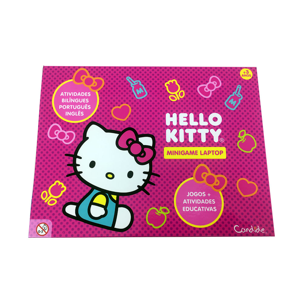 Kit Hello Kitty - Laptop Infantil Bilíngue + Boombox Karaoke - Imagem 2