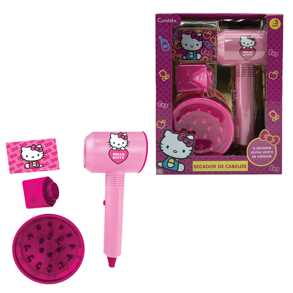 Conjunto de Beleza Meu Secador Hello Kitty - Imagem 3