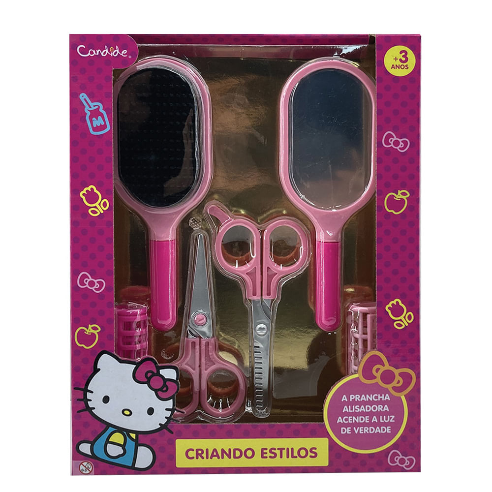 Conjunto de Beleza Meu Novo Estilo Hello Kitty - Imagem 3
