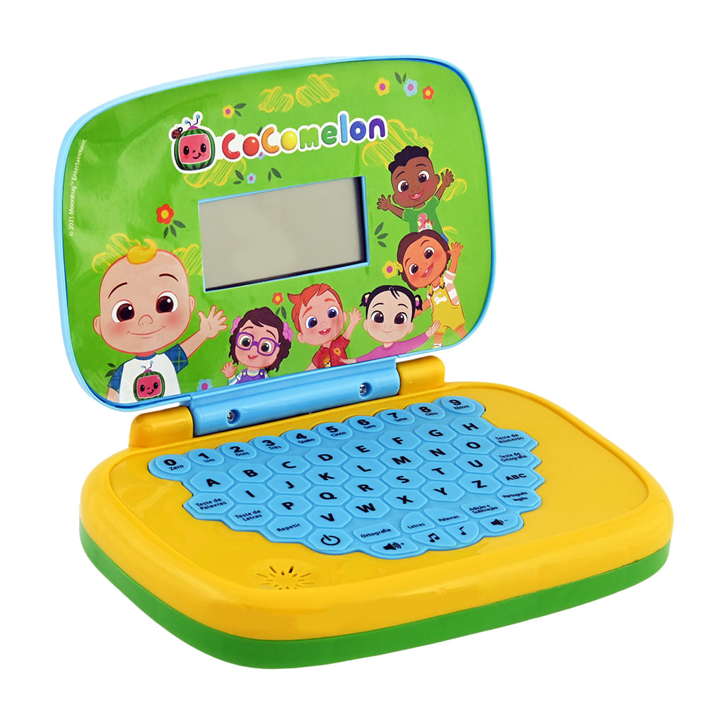 Kit Laptop Infantil Educativo Candide Cocomelon Bilíngue + 1 Fidget Spinner Sortido - Imagem 3