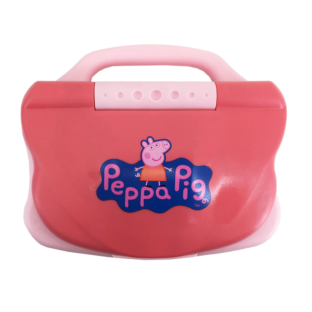 Kit Laptop Infantil Educativo Candide Peppa Pig Peppa Tech Bilíngue + 1 Fidget Spinner Sortido - Imagem 2