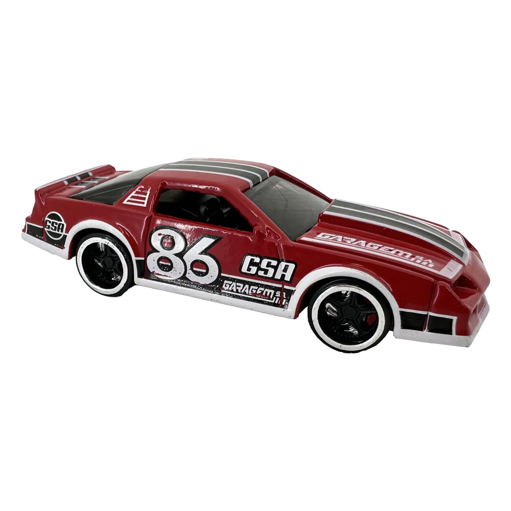 Kit com 4 Mini Carrinhos Die Cast Garagem S.A. - Vermelho + Vinho + Verde + Azul - Imagem 2
