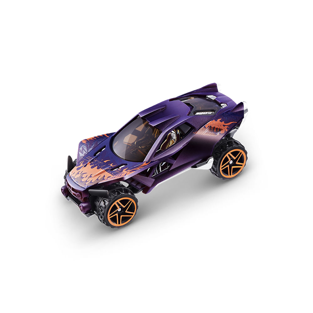 Kit com 4 Mini Carrinhos Die Cast Metal Machines Color Change - Charge + Fury + Rev Rod + Dragsta - Imagem 3
