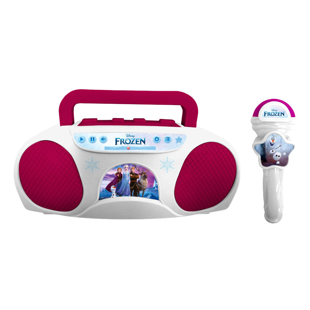 Kit Frozen - Laptop Infantil Bilíngue + Boombox Karaoke - Imagem 9