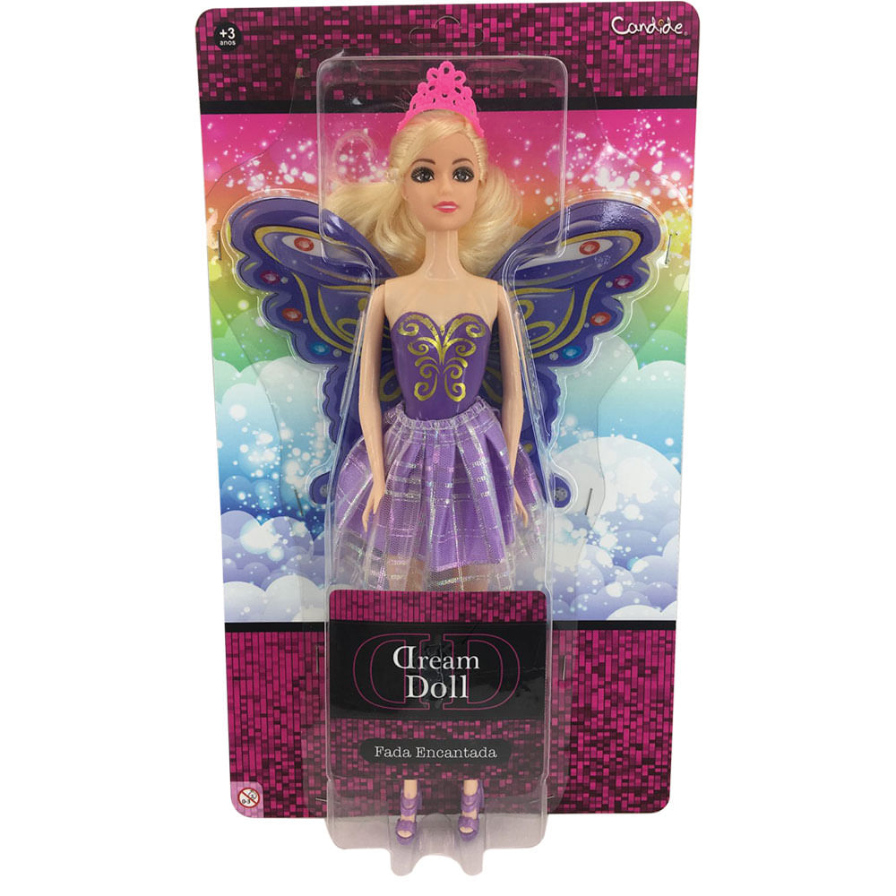 Boneca Dream Doll Butterfly Cabelo Loiro
