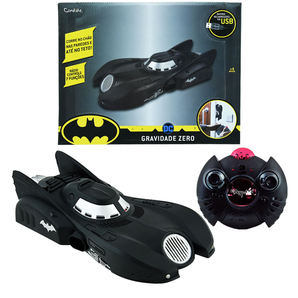 Kit Batman - Veículo Controle Remoto Gravidade Zero + Laptop Infantil Bilíngue - Imagem 2