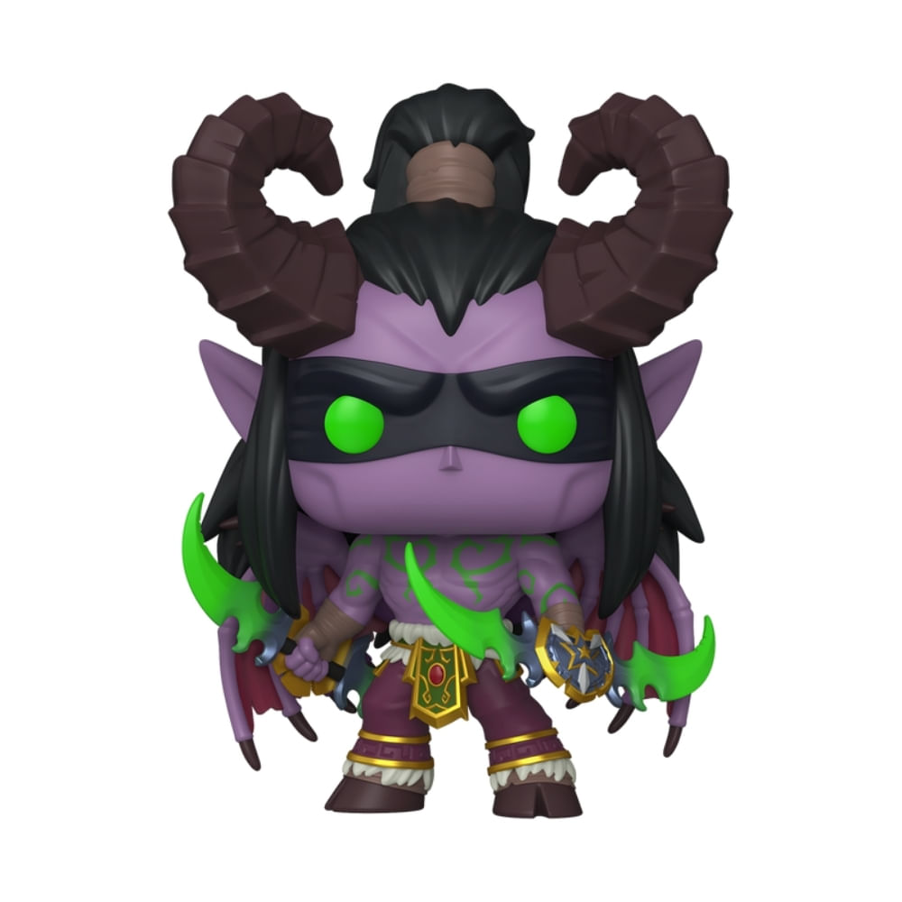 Boneco Funko Pop! World of Warcraft - Illidan com Chase - Imagem 2