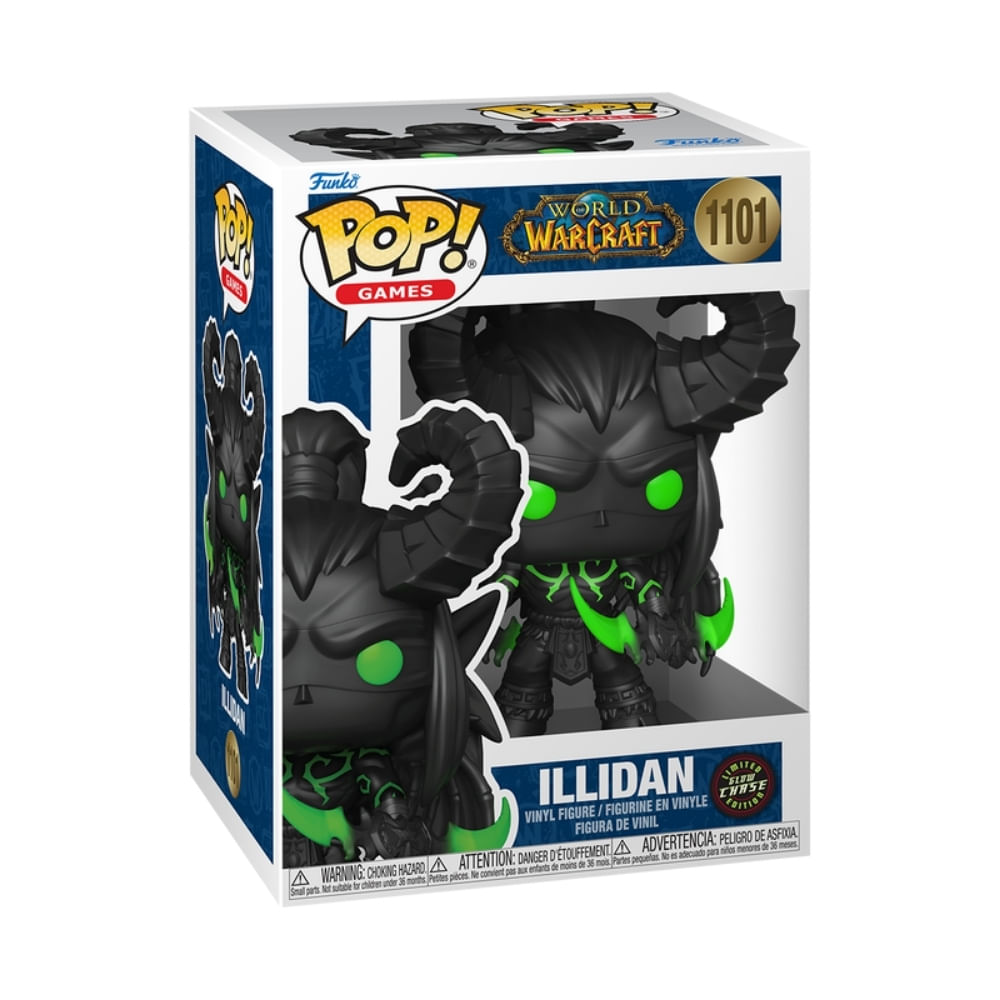 Boneco Funko Pop! World of Warcraft - Illidan com Chase - Imagem 5
