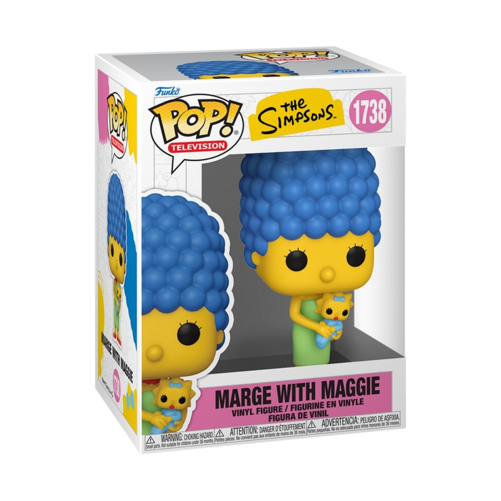 Boneco Funko Pop! Os Simpsons - Marge com Maggie - Imagem 2