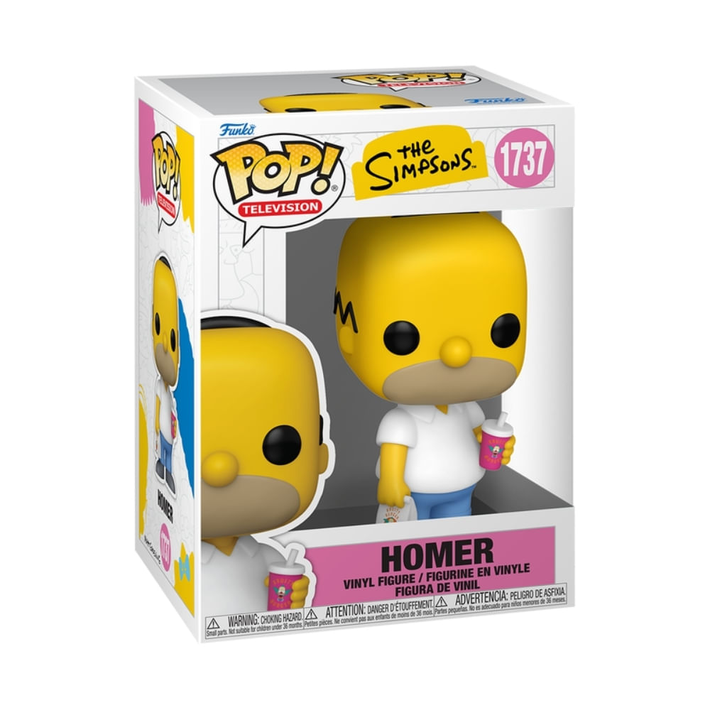 Boneco Funko Pop! Os Simpsons - Homer com Krusty Burger - Imagem 3