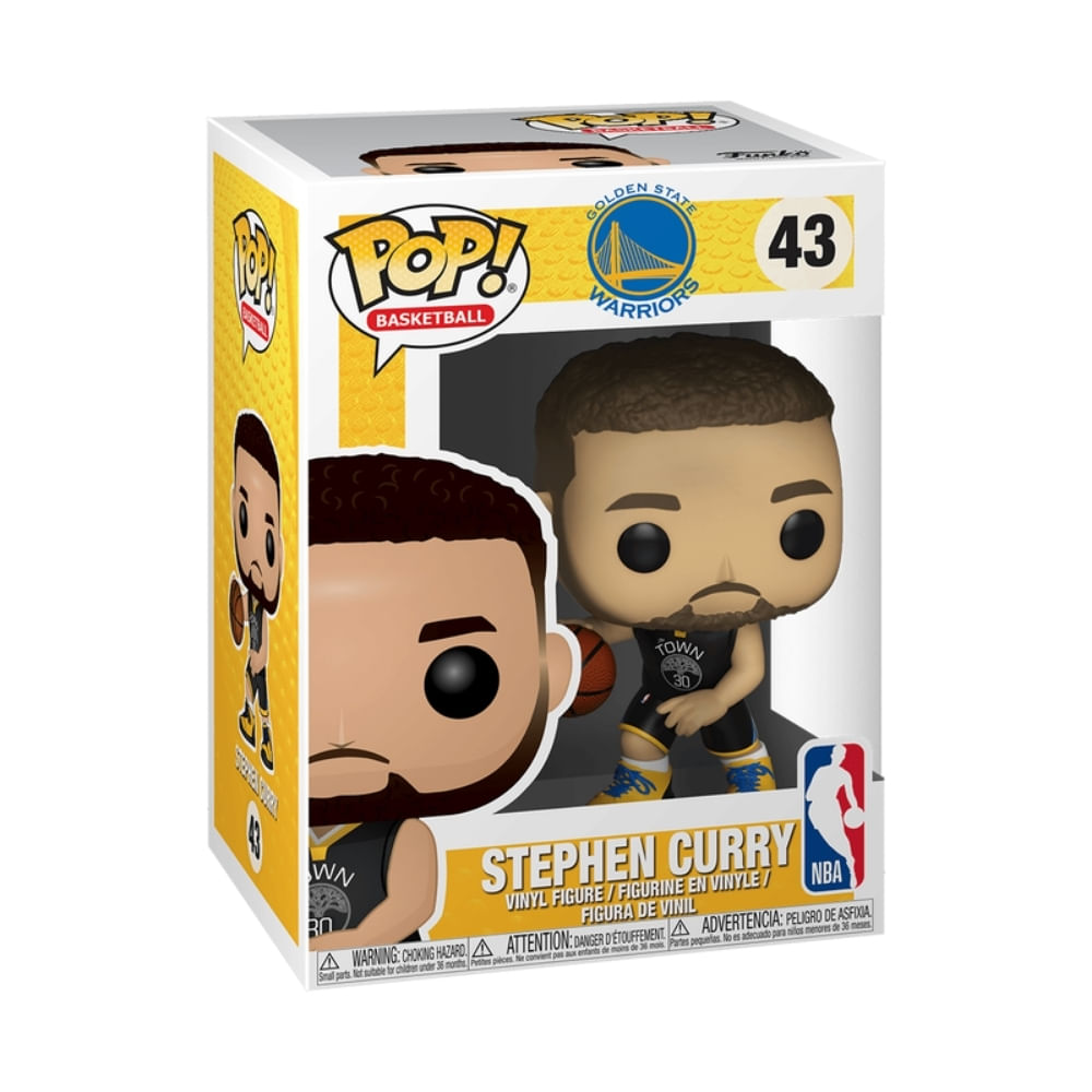 Boneco Funko Pop! NBA Warriors - Stephen Curry - Imagem 2