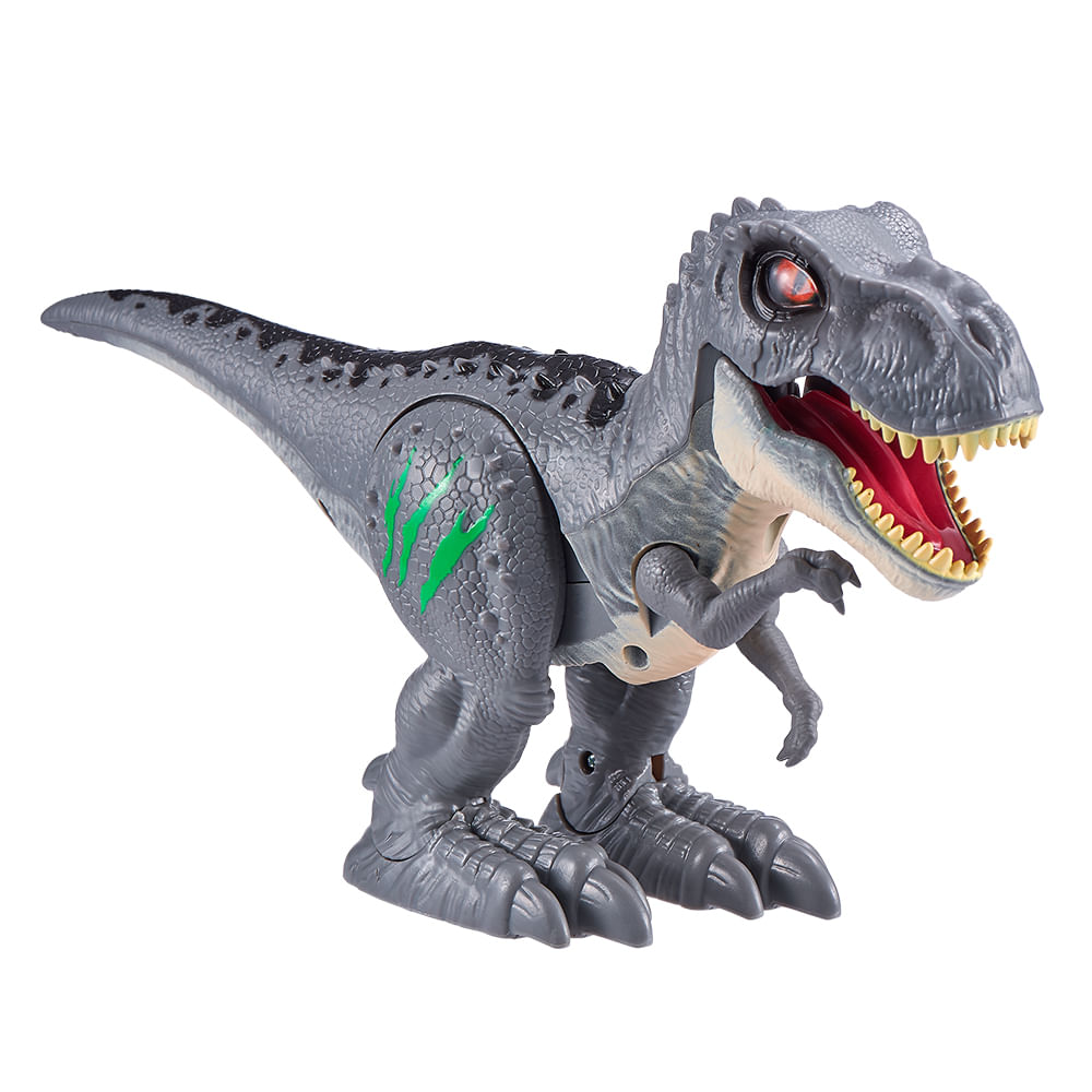 Dinossauro Robo Alive Ataque do T-Rex - Cinza