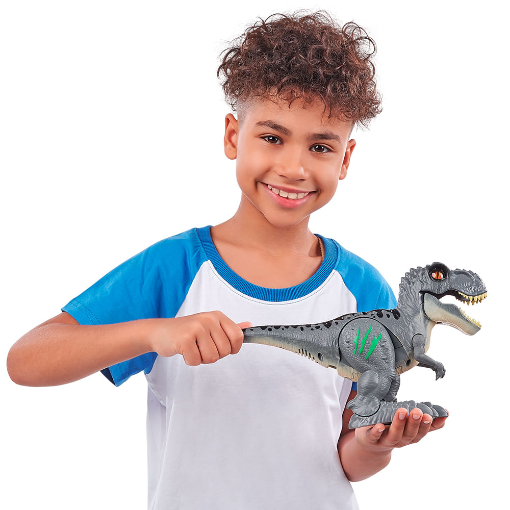 Dinossauro Robo Alive Ataque do T-Rex - Cinza - Imagem 2