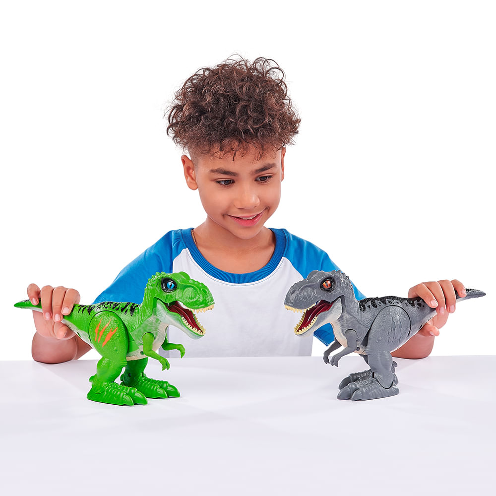 Dinossauro Robo Alive Ataque do T-Rex - Cinza - Imagem 3