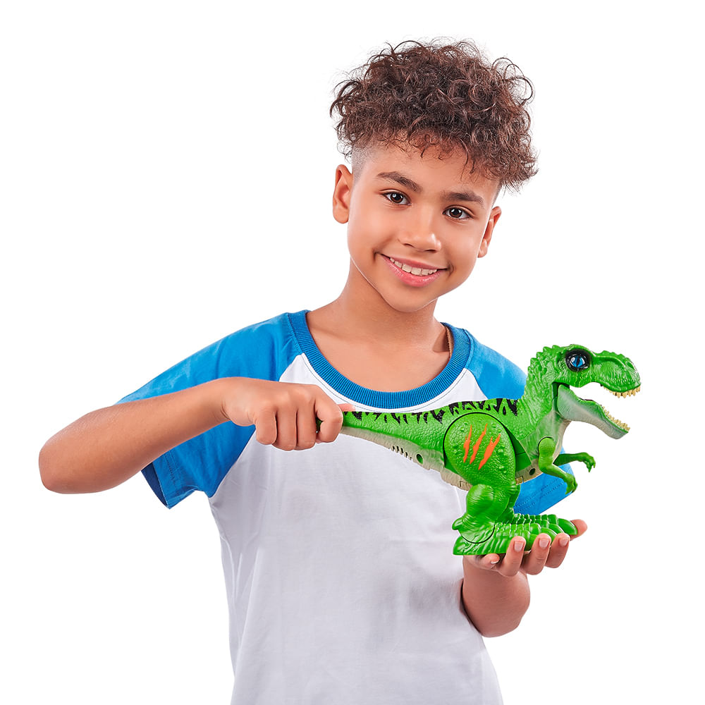 Dinossauro Robo Alive Ataque do T-Rex - Verde - Imagem 2