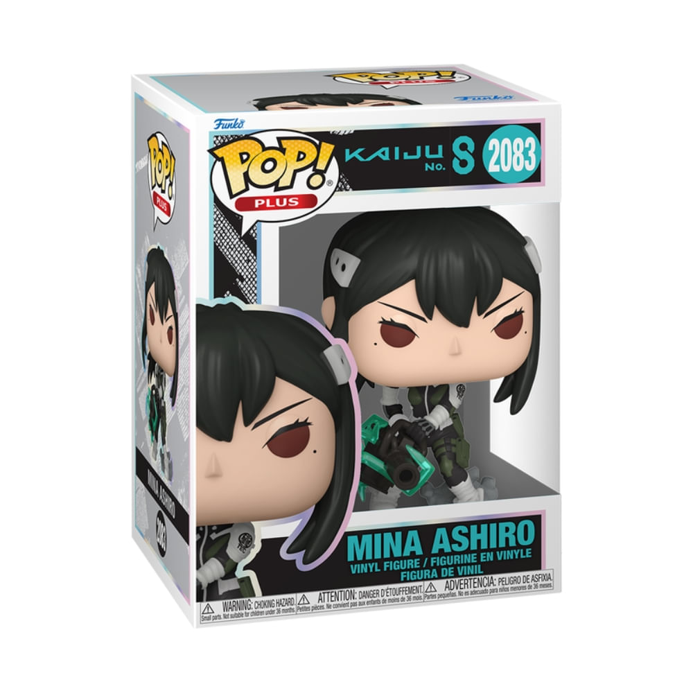 Boneco Funko Pop! Exclusivo Plus Kaiju Nº8 - Mina Ashiro com Chase - Imagem 4