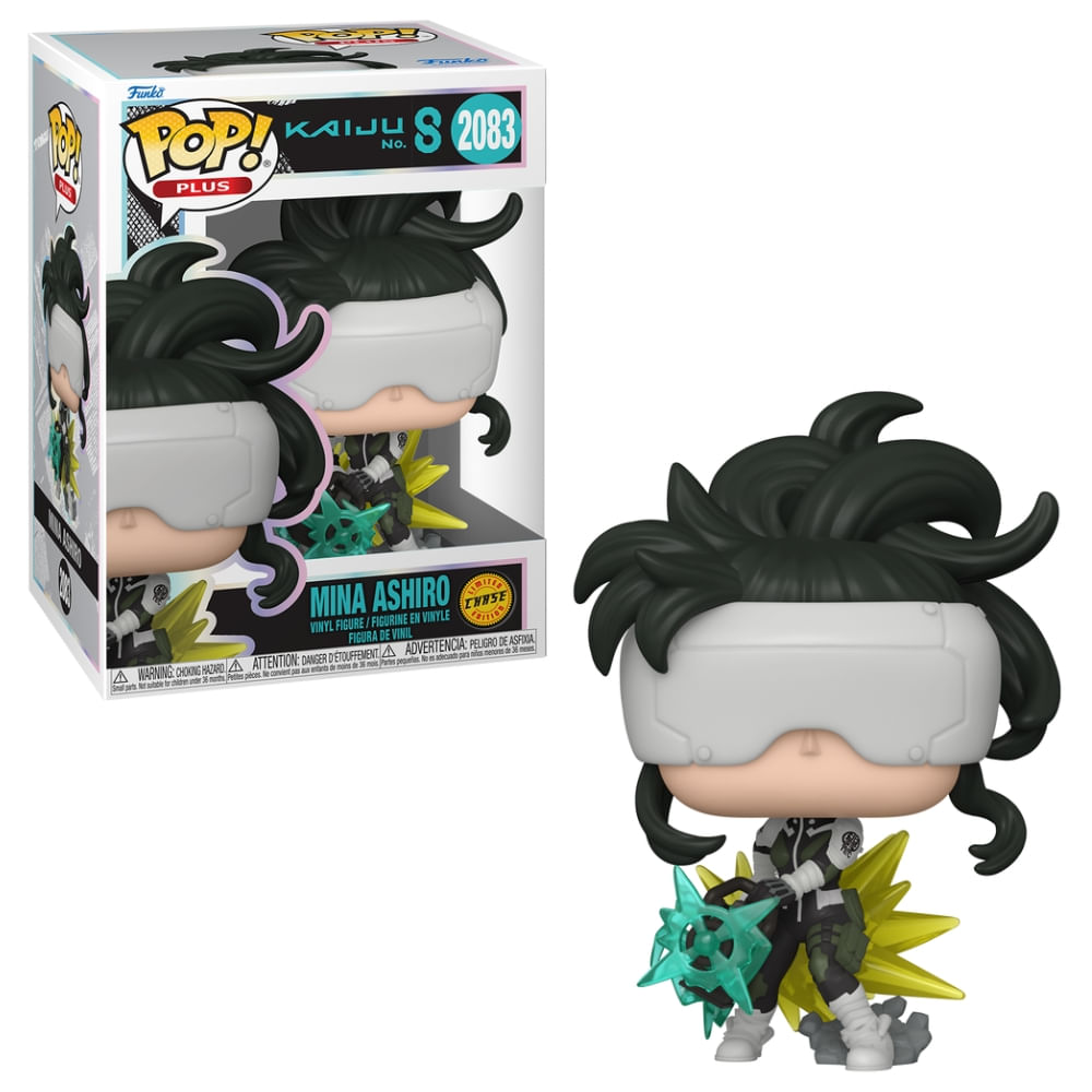 Boneco Funko Pop! Exclusivo Plus Kaiju Nº8 - Mina Ashiro com Chase - Imagem 5