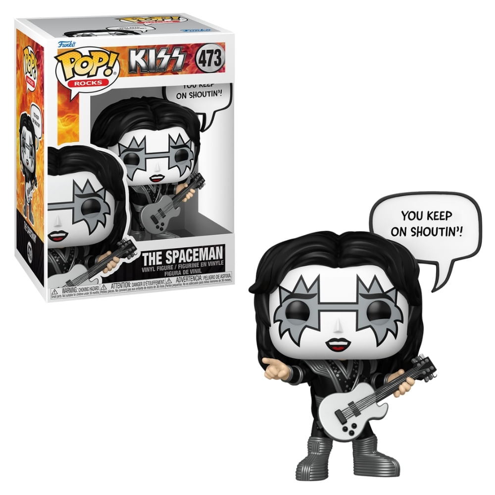Boneco Funko Pop! Sayings Rocks Kiss - Ace Frehley (The Spaceman)