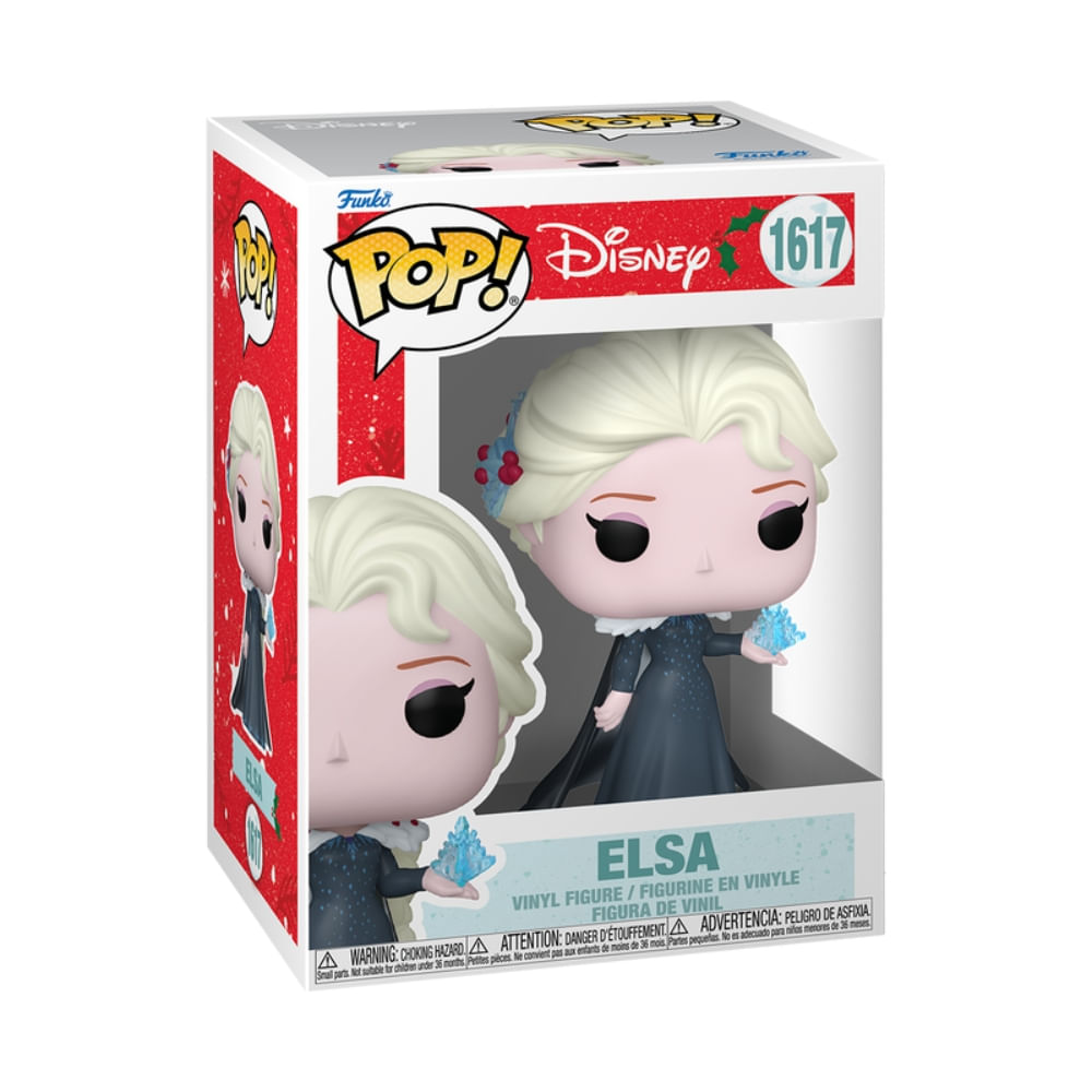 Boneco Funko Pop! Disney Princesas de Natal - Elsa - Imagem 2