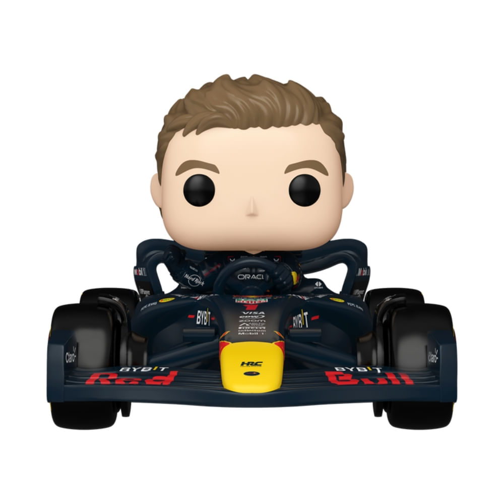 Boneco Funko Pop! Rides Super Deluxe Red Bull - Max Verstappen no RB20 - Imagem 2