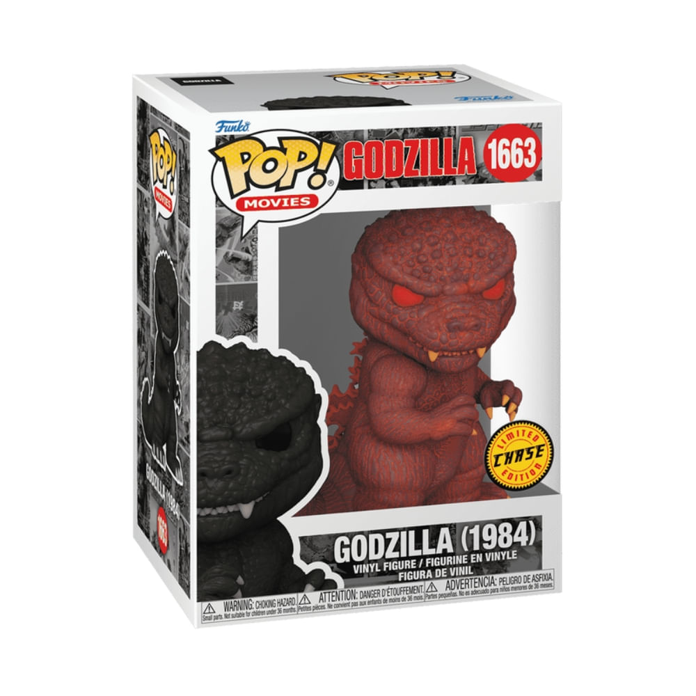 Boneco Funko Pop! 70 anos de Godzilla - Godzilla (1984) com Chase - Imagem 3