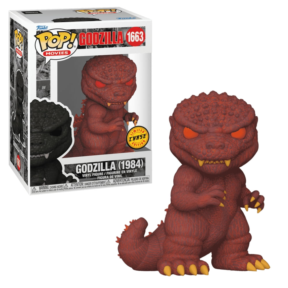 Boneco Funko Pop! 70 anos de Godzilla - Godzilla (1984) com Chase - Imagem 5