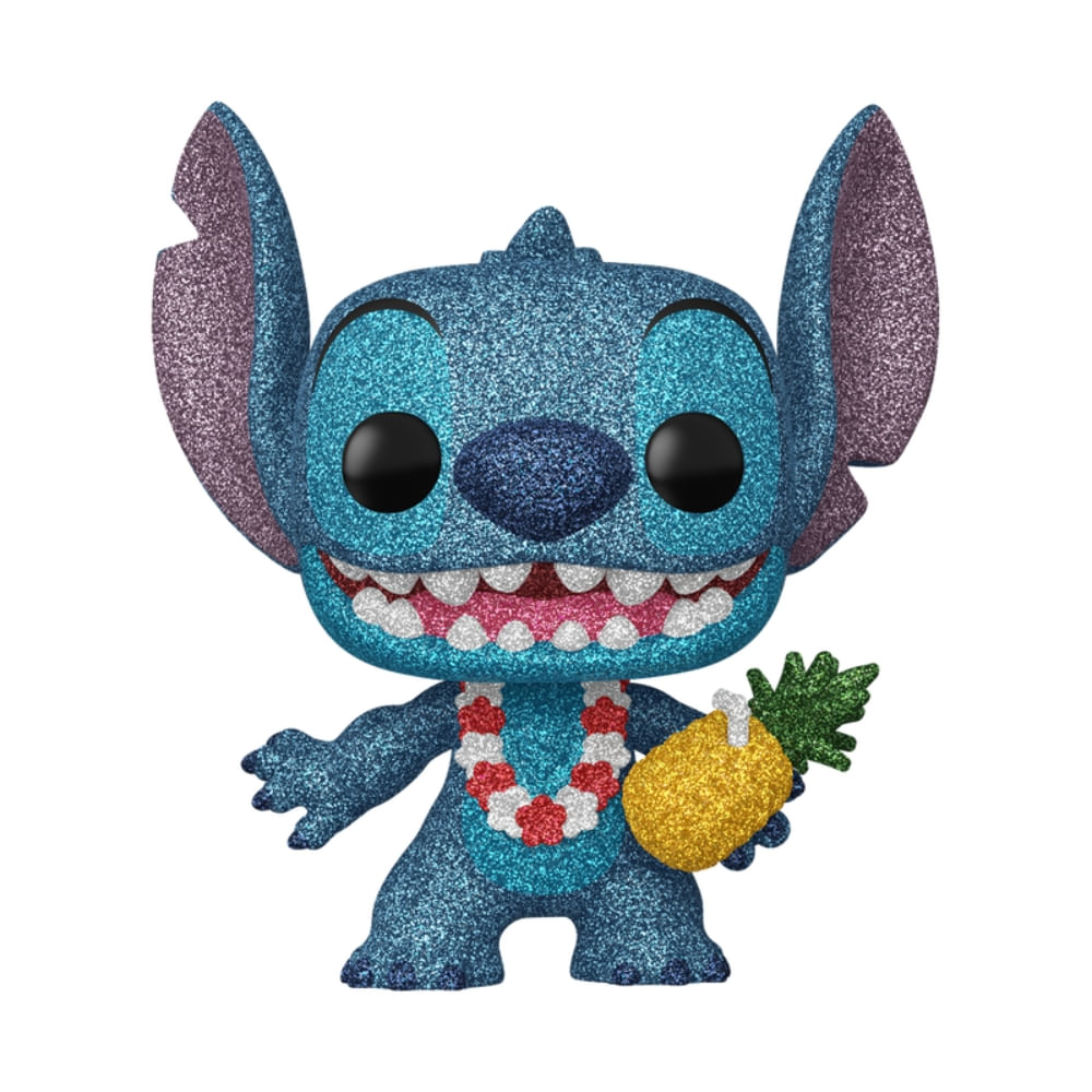 Boneco Funko Pop! Disney Lilo & Stitch - Luau Stitch (Diamond) - Imagem 3