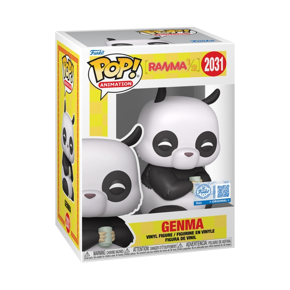 Boneco Funko Pop! Ranma 1/2 - Genma (Panda) - Imagem 3