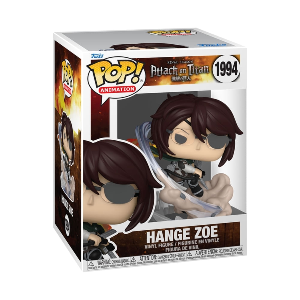 Boneco Funko Pop! Premium Attack on Titan - Hange Zoe - Imagem 2
