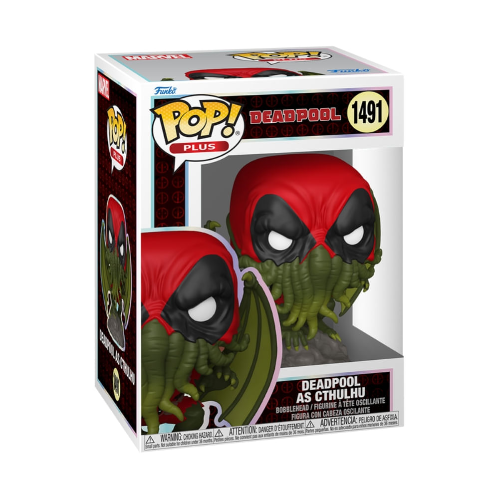Boneco Funko Pop! Plus Marvel Deadpool Literaruta Clássica - Cthulhu - Imagem 2