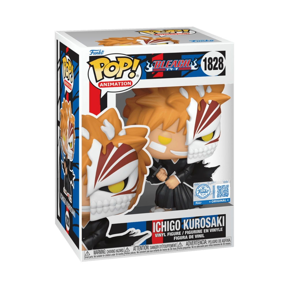 Boneco Funko Pop! Bleach - Ichigo Meia Máscara de Hollow - Imagem 2
