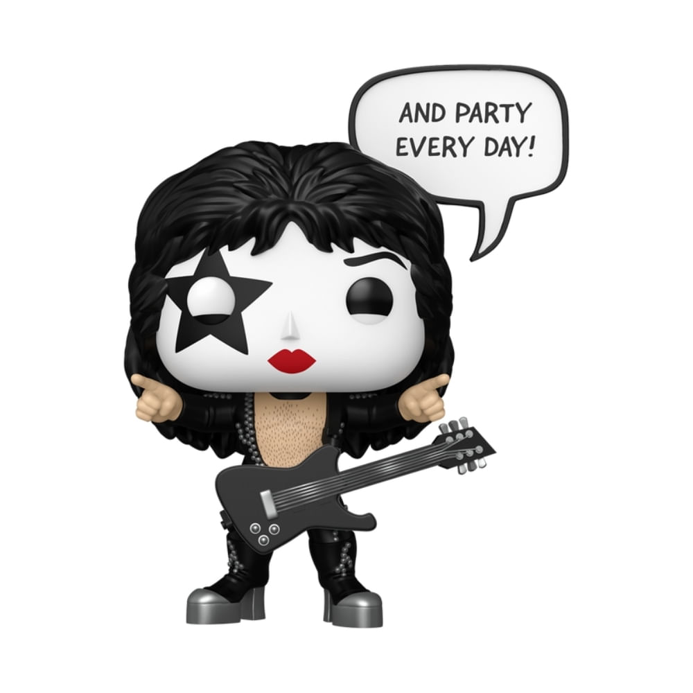 Boneco Funko Pop! Sayings Rocks Kiss - Paul Stanley (The Starchild) - Imagem 3