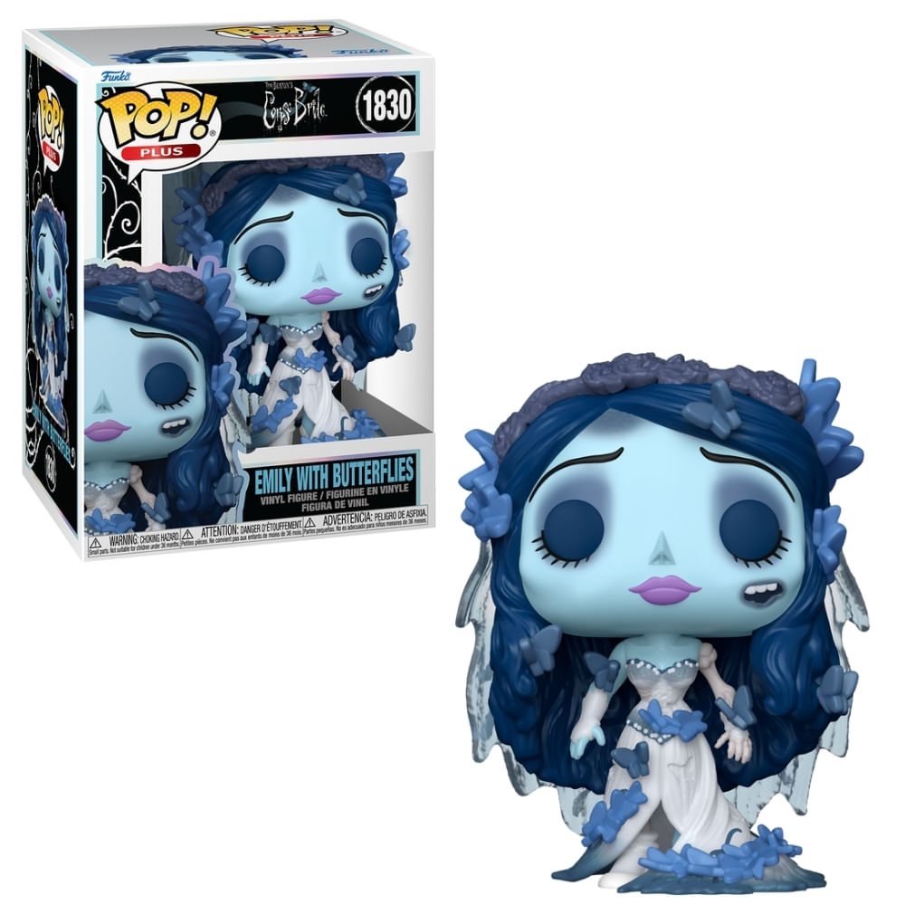 Boneco Funko Pop! Exclusivo Plus A Noiva Cadáver - Emily com Borboletas