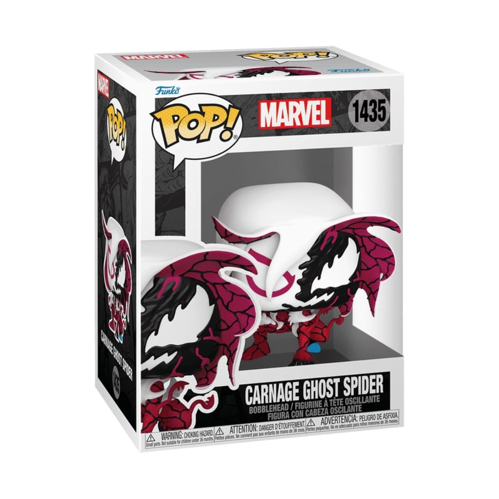 Boneco Funko Pop! Marvel Carnageized - Ghost Spider - Imagem 2