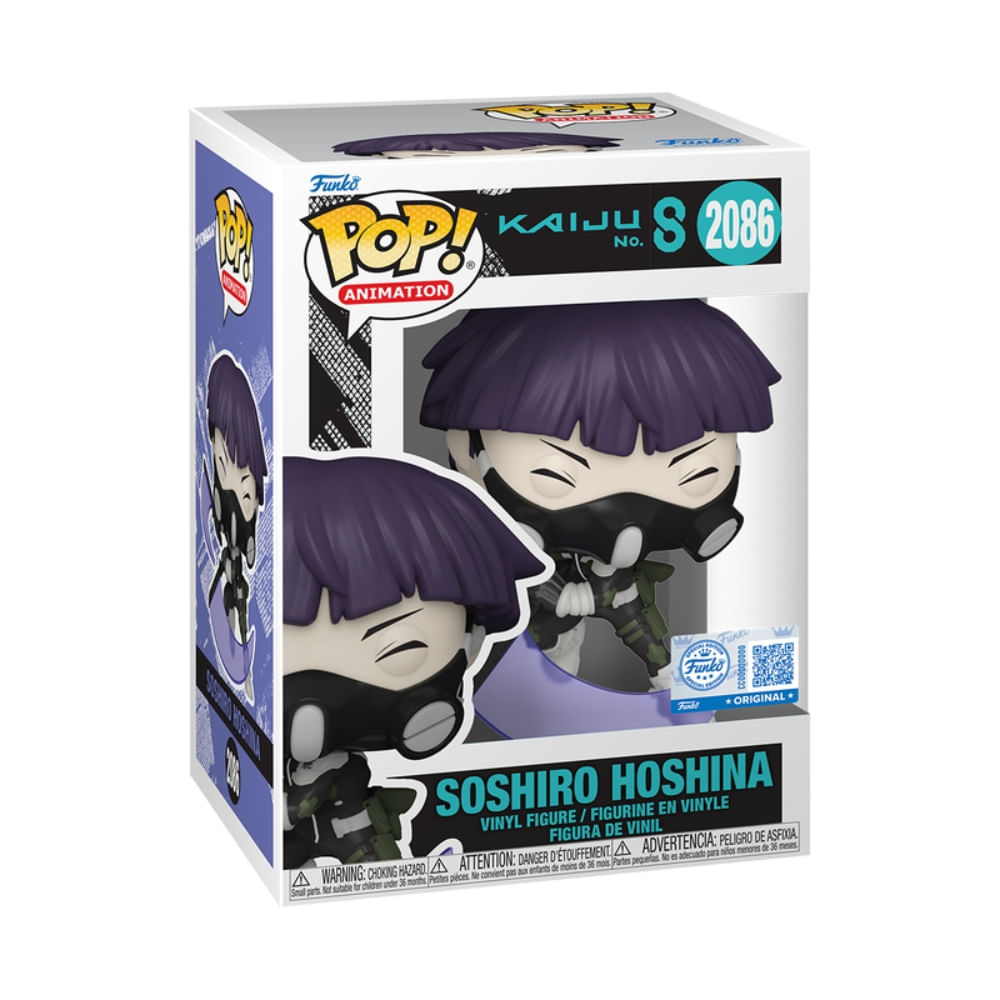 Boneco Funko Pop! Exclusivo Kaiju Nº8 - Soshiro - Imagem 2