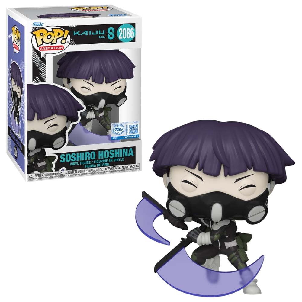 Boneco Funko Pop! Exclusivo Kaiju Nº8 - Soshiro