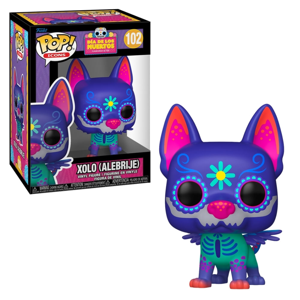 Boneco Funko Pop! Dia dos Mortos - Xolo (Alebrije)