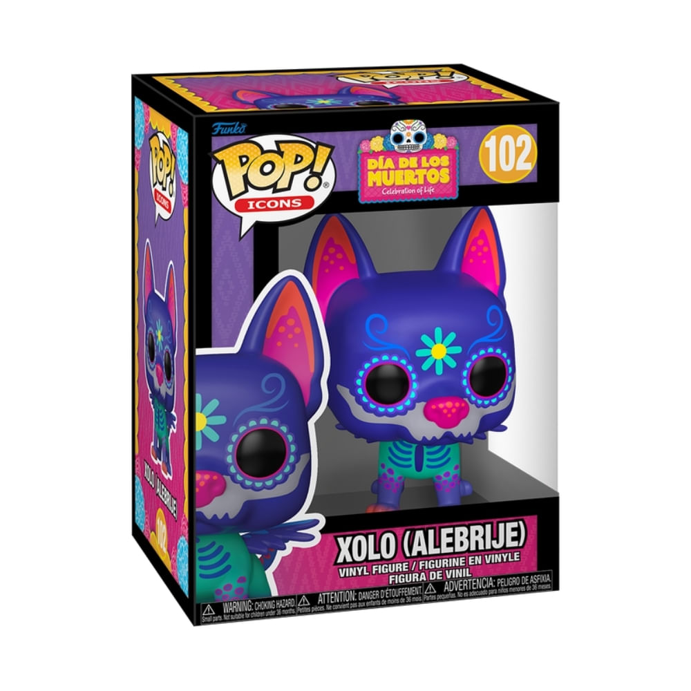 Boneco Funko Pop! Dia dos Mortos - Xolo (Alebrije) - Imagem 3