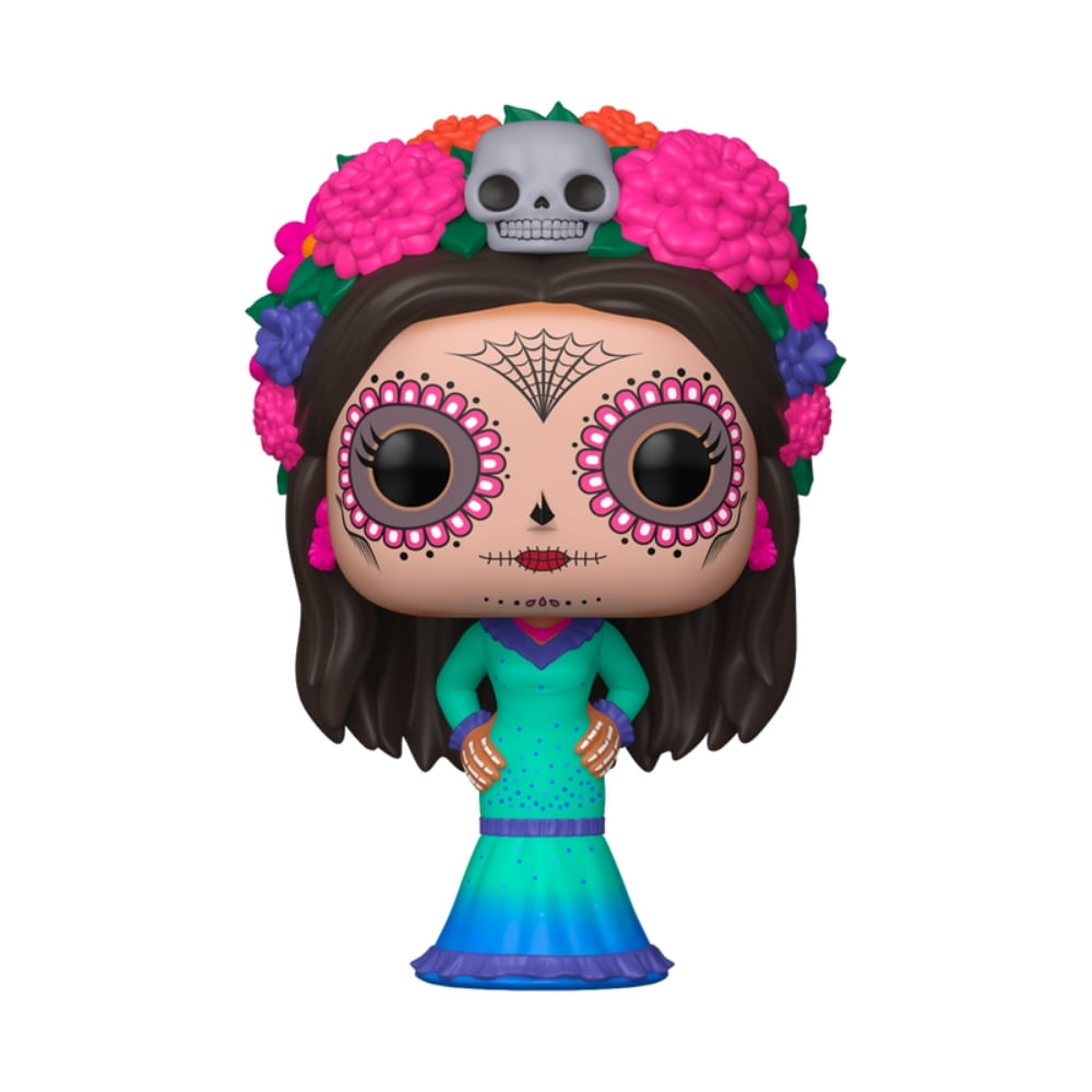 Boneco Funko Pop! Dia dos Mortos - La Catrina (Azul) - Imagem 3