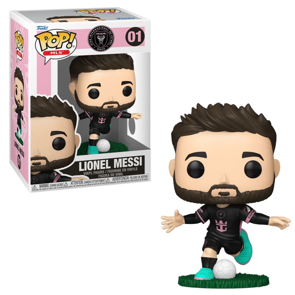 Boneco Funko Pop! Inter Miami - Lionel Messi