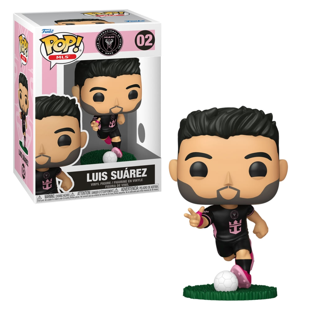 Boneco Funko Pop! Inter Miami - Luis Suarez