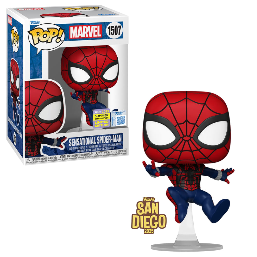 Boneco Funko Pop! SDCC25 - Homem-Aranha Sensacional
