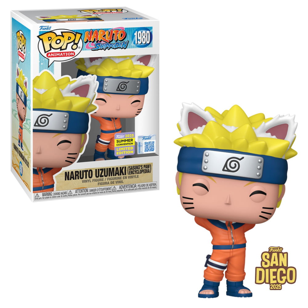 Boneco Funko Pop! SDCC25 Naruto Shippuden  Patas do Sasuke