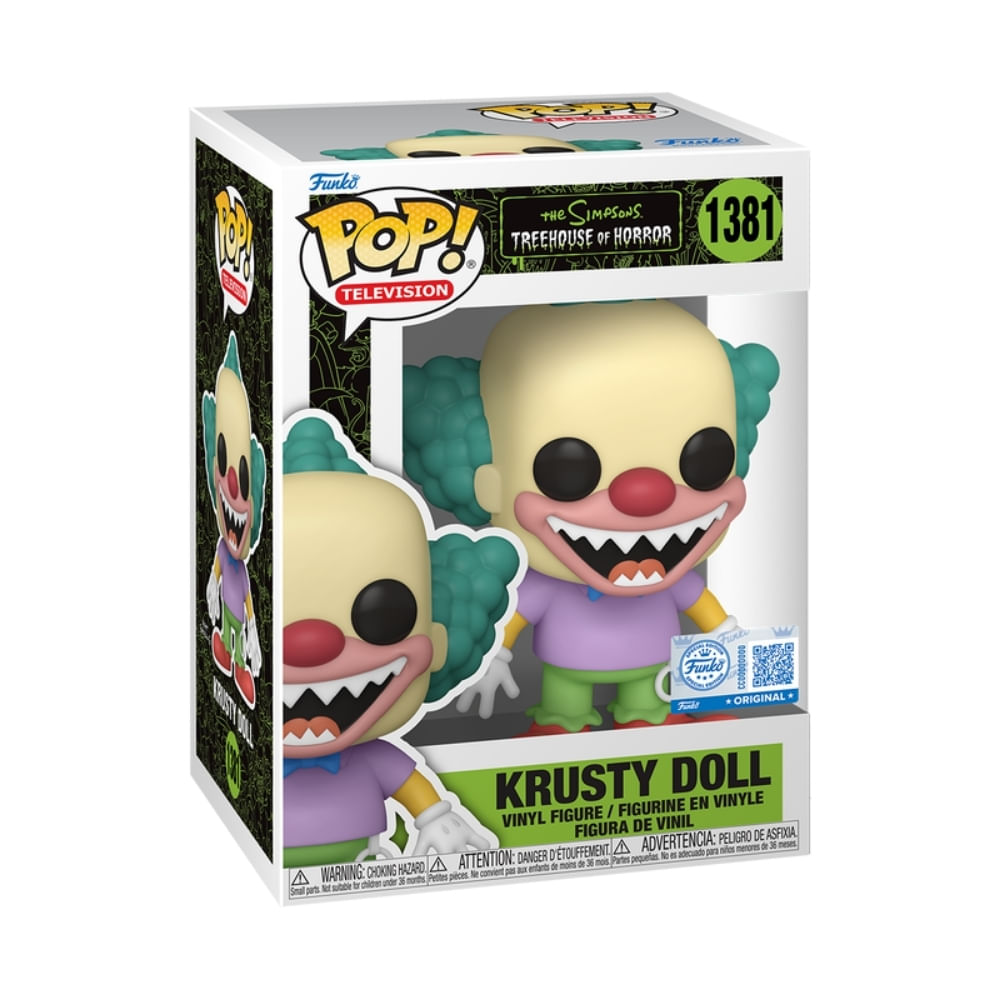 Boneco Funko Pop! Exclusivo Os Simpsons- Krusty - Imagem 3